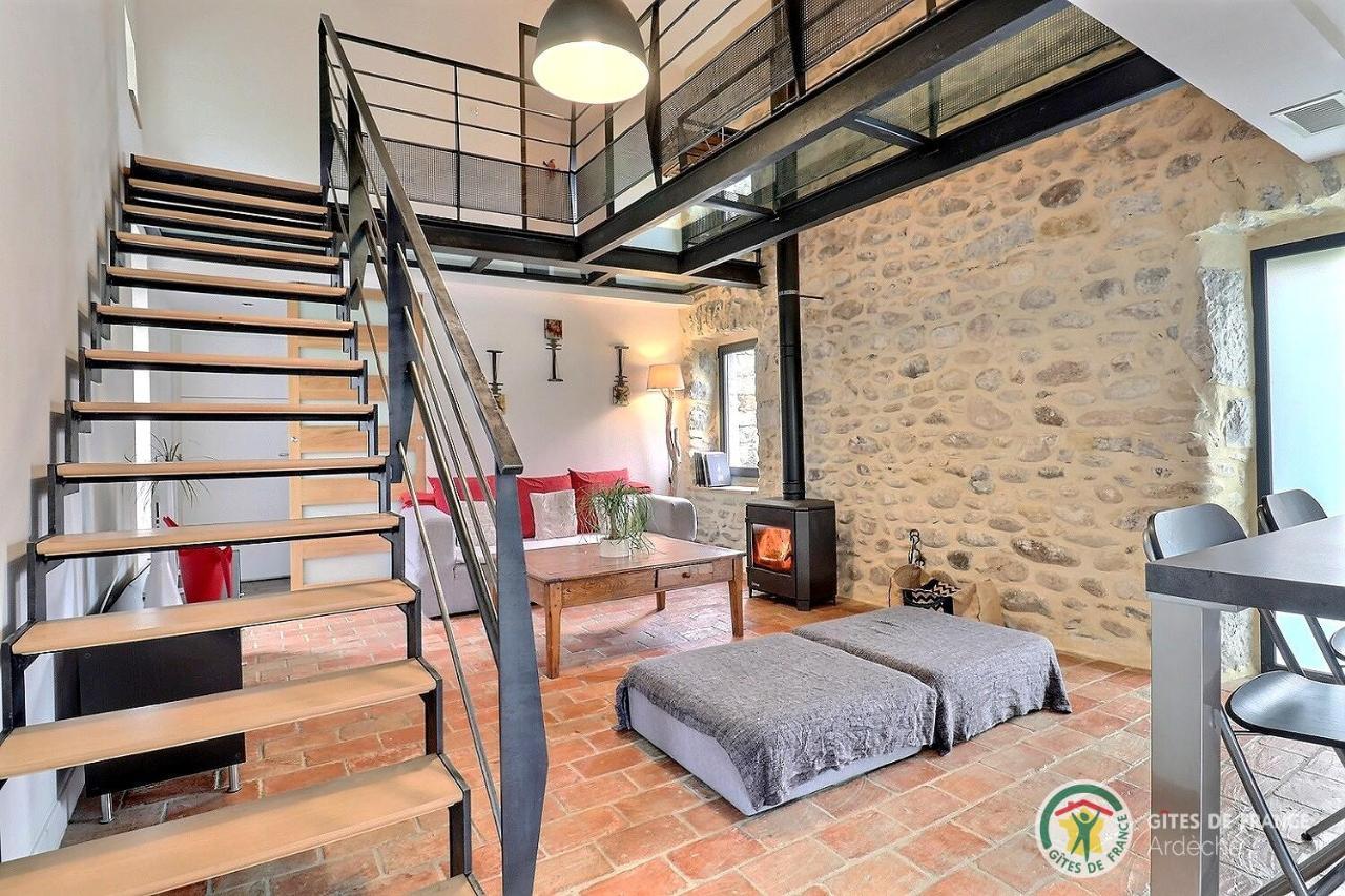 Villa L'envol des papillons à Grospierres Extérieur photo